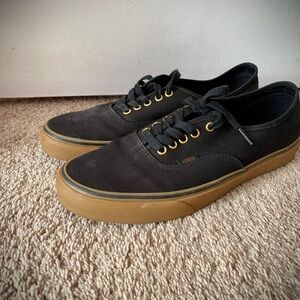 Vans Black and Brown Athletic Shoes